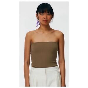 Tibi cashmere tube top NWT